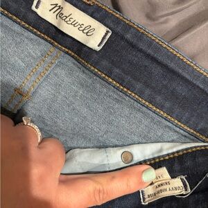 Madewell High-Rise Curvy Skinny Jeans 34P